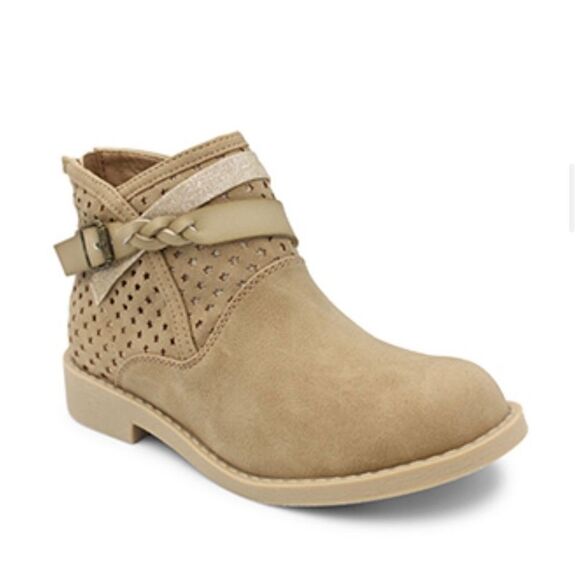 Blowfish Malibu GIRLS SIZE 1 Keeping Up-k Ankle Boot in Light Taupe Willow - Picture 13 of 13